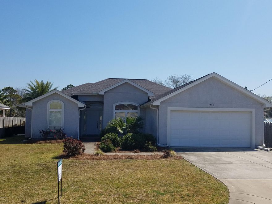 Welcome to 211 Wisteria Street. Nestled among a quiet walkable neighborhood with no restrictions or HOA, is this modest 3 br, 2 bath, split bedroom home. This house features a large living room w/10 foot ceilings, an open eat in kitchen with bar, a formal dinning room, inside laundry room, an office and an over size two car garage. The master bath has a separate garden tub and shower, double vanity, and walk-in closet. The backyard is large enough for a pool and features a nice workshop with 100 amp service. Call to view this property today!