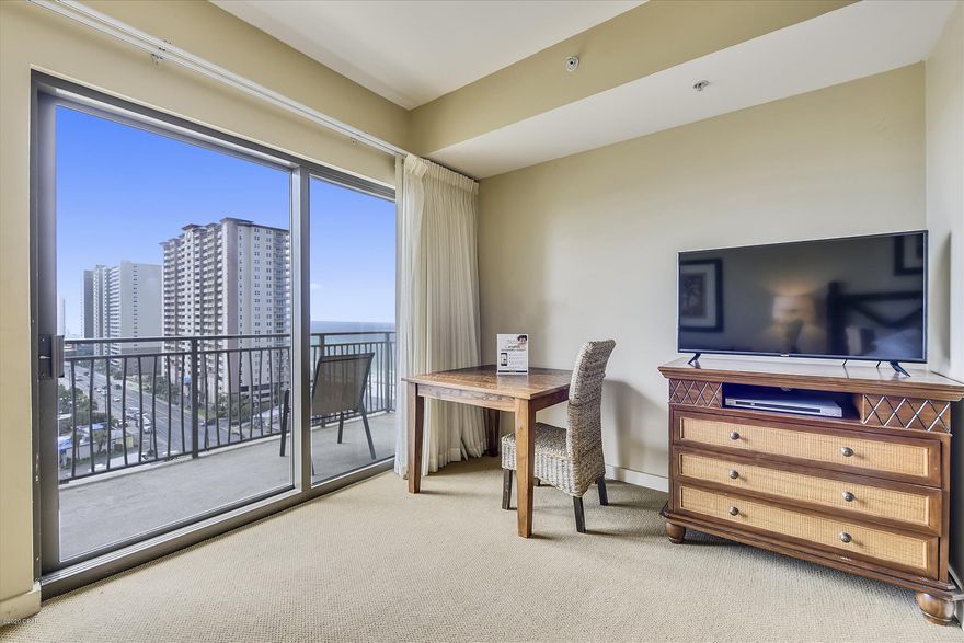 RARE UPPER LEVEL LOCK-OUT UNITS. It's a rare occasion when a three-bedroom lock-out comes available in Origin. These units allow for a ton of flexibility. It can be rented as a two bedroom unit and a separate studio at the same time. Income producing machines, and being a mile from Pier Park, the hub of Panama City Beach, this condo provides so many options for the new owners.



Pictures coming of the 2 bedroom portion of this condo.