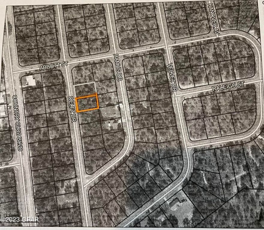 Nice .23 acre  lot located in Sunny Hills Subdivision. Lot will accommodate all of your needs for a custom home, pool and plenty of space for a yard. Location allows for easy access to Hwy 77. This seller also owns the adjoining lot #2, also listed for $9900. Owner prefer to sell both together.