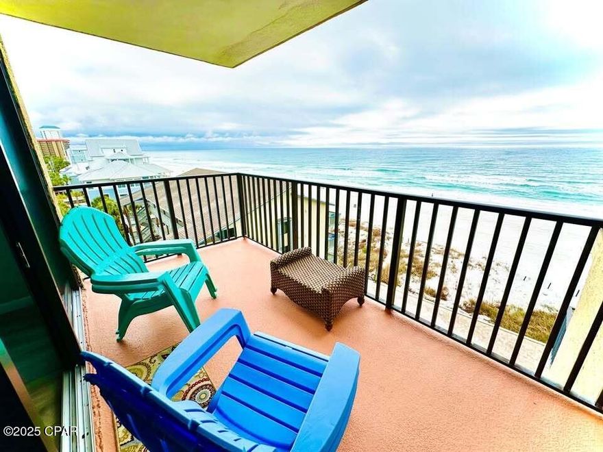 PELICAN WALK/BEACH FRONT* Come Relax and enjoy Panama City!! The Ultimate Getaway! Take in the Gulf Coast Ocean Breeze! Just open the balcony and transfer yourself to the perfect home gateway!! Fully Furnished! Enjoy the Pool, relax in the Jacuzzi, go to the Beach and enjoy the white sugar sands!! Just steps away from Schooners, The Grand Marlin and Shopping! High-speed wifi, self-check-in, & free unlimited parking! Beach Front 1-King bed & Queen sleeper w 2 full baths, Full Kitchen with washer & dryer! Beachfront Paradise Retreat, A Tranquil Escape on Panama City Beach.