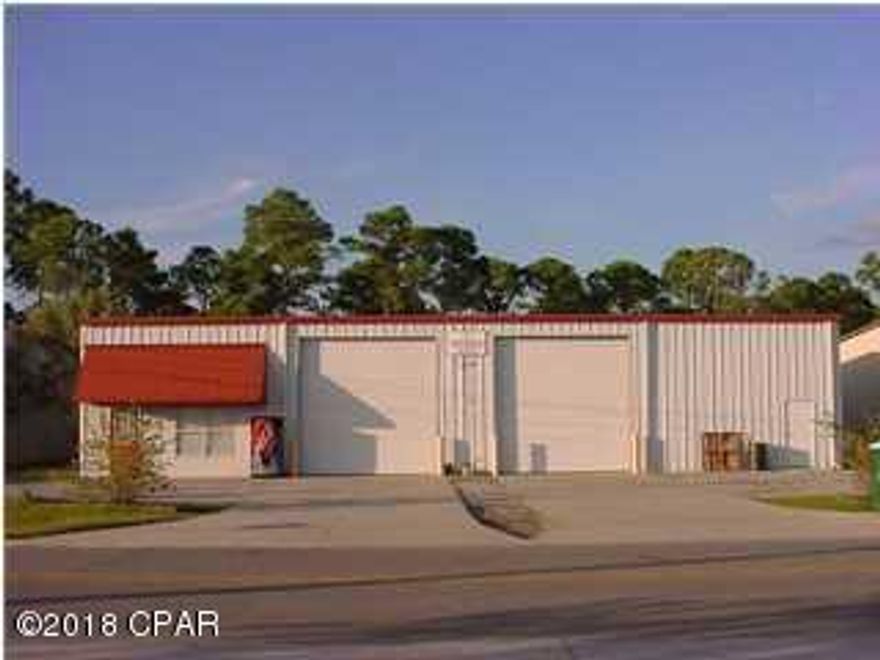 Commercial warehouse space with office.