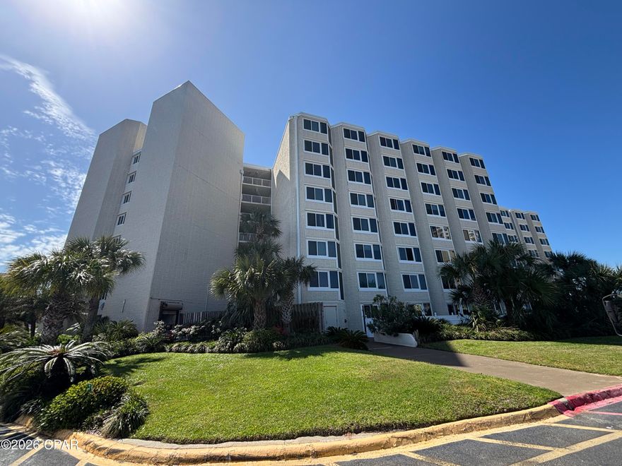 Live at the BEACH. STUDIO condo, with Gulf view. 1 bathroom..
Rent includes W/S/G & Basic Cable.
Unit is UNFURNISHED. Amenities include  fitness room, pool, seasonal snack bar, onsite laundry room, game room.
Rent does not include additional $30.00 monthly resort fee with 1 parking space.
Strict HOA rules. No pets No Smoking
Available for move in now. 12 month lease.