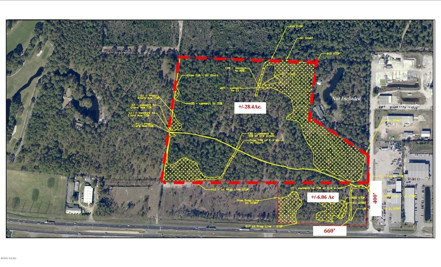 Great residential (single or multi-family) or commercial site, just north of Panama City Beach Parkway. The seller is willing to subdivide the 25.52 acres into smaller tracts. The +/-6.06 acres on Panama City Beach Parkway is offered at $400,000 per acre (see MLS #617799). Located within close proximity to the Simon's Pier Park Lifestyle Center and the new St. Joe/ Casto/ SRA Pier Park North Power Center. This is a rare opportunity to acquire a large tract off Panama City Beach Parkway in the heart of Panama City Beach. The new Clara Avenue extension runs along the west-side of the parcel.