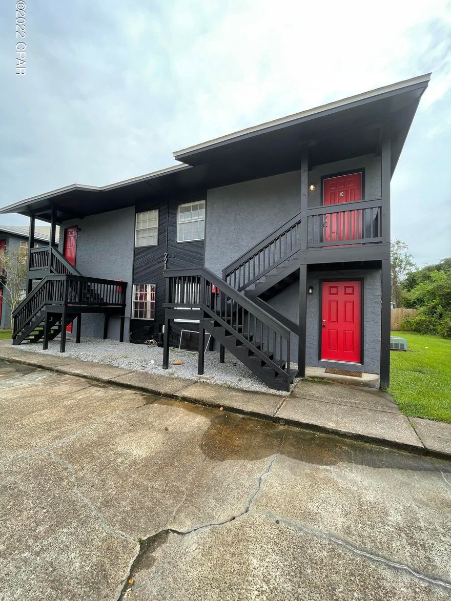 New flooring, one bedroom, one bathroom unit upstairs. Master bedroom has large built in closet, bathroom features tub/shower combo. Sliding glass doors off bedroom to private rear patio. Storage closet with washer and dryer connections. Sorry NO PETS.  Garbage, quarterly pest service, and yard service included.

To view inside visit our website at rentalhomespc.com to submit your application. No application fee until you view and decide to move forward - then $35 per person over 18yrs. Once your application is received and processed we will reach out to you to schedule a showing. APPLICATION IS REQUIRED PRIOR TO SHOWING.