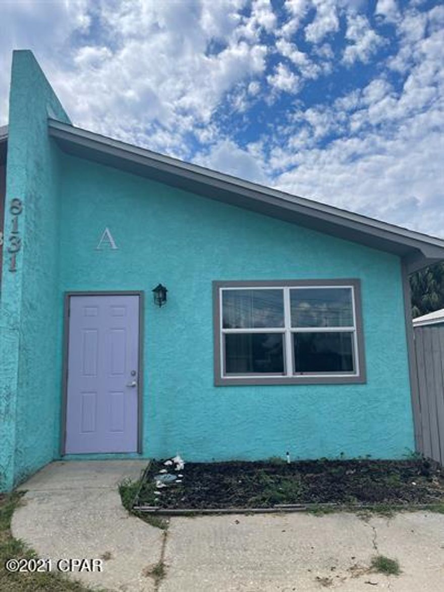 Walk to the BEACH in this well maintained 1 bedroom rental just off of the Thomas Dr corridor.  Unit is tiled throughout. Kitchen has stainless steel appliances,  Comes with a stackable washer and dryer. Covered patio in the back yard.  Front yard maintenance is included. A cute must see rental that is close to the beach, shopping and plenty of entertainment.  Applications are required prior to showing, please visit our website to fill out an application and our leasing agent will contact you within 1 business day to schedule your showing.