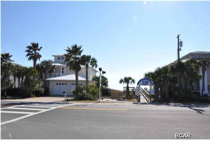 Fantastic gulf front home designed for comfortable, spacious living with high ceilings and gorgeous balcony views from every level - all of this situated on an oversized lot of roughly 75 front feet. Located on the sought-after west end of Panama City Beach, this property was built to last with a pylon and poured concrete slab foundation. The owners designed a true residence with spacious living areas and very large bedrooms. You will love the huge two-car garage with a large hot water heater, a second washer and dryer, and utility sink. This home has two AC units to keep both the first and second levels individually comfortable. The third level accommodates two twin beds and has a 360-degree balcony for views in all directions! Owner will allow nearly all furnishings to convey with an acceptable offer!!! Take a look at what you have to pay for a comparable home just a few miles down the road on 30A and the value of this offer becomes immediately apparent. Make an appointment today to see this incredible opportunity!