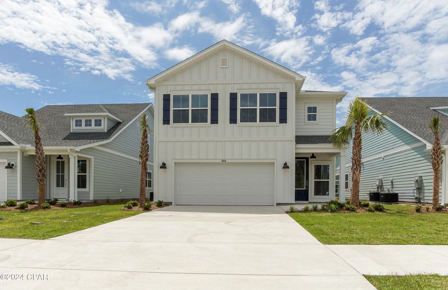 Each of our homes includes 9' high ceilings in the main living area, bountiful natural light, granite/quartz countertops, and innovative technology. Breakfast Point is one of Panama City Beach's most desirable communities just 2.5 miles from the Miller County Pier over the Gulf of Mexico, and a safe walk through the neighborhood to Breakfast Point Academy. At Grove Park and Paseo Park you can enjoy the community's biking and walking trails.