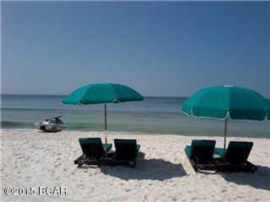 2 Bed 2 Bath sold fully furnished, Rental Ready End Unit with awesome Gulf  Views from this Tidewater West End Beach Resort amenities include 2 outdoor pools, 1 heated indoor pool, arcade, state of the art fitness center, spa, theater, onsite cafe (in season), owners lounge. Walk to Pier Park, City Pier, shopping, restaurants, entertainment, etc. All sizes approximate. Gross Rental income for 2014 was $28,000 and  as of September 30th 2015 $30,000 approximately.