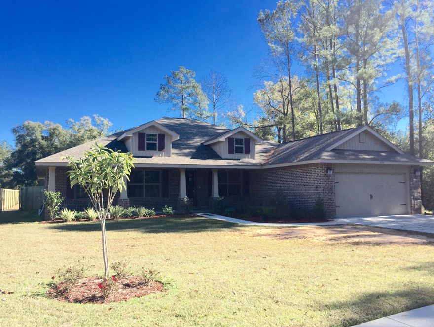 This is a 2557sf craftsman elevation all electric home.  Comes with sodded year with sprinkler and garage, specialty mailbox.  The interior:  ceiling fans in master bdrm and living area.