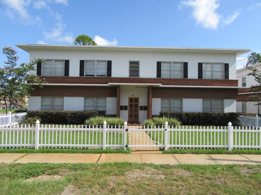 Newly refurbished upstairs 2 bedroom 1 Bath apartment located in the historic district of The Cove. Original refinished real wood parquet and tile floors throughout . Galley style kitchen with stainless refrigerator and built in microwave. Central heat and air, stackable washer and dryer with water, sewage, garbage included in the rent. Off street parking and convenient to Ascension Sacred Heart Hospital, Tyndall A.F.B , NSA Panama City. Its a short drive to the Worlds most beautiful beaches, restaurants and gulf coast nightlife. Pets allowed with owner approval and pet fee, breed restrictions apply. All property sizes and ages are approximate, please measure and/or verify if important.

School assignments are subject to change, please check with Bay County for most accurate information.