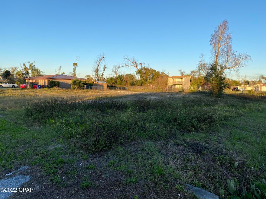 Great place to build your first home, close to Bay High, shopping and restaurants. One of 3 building lots available.