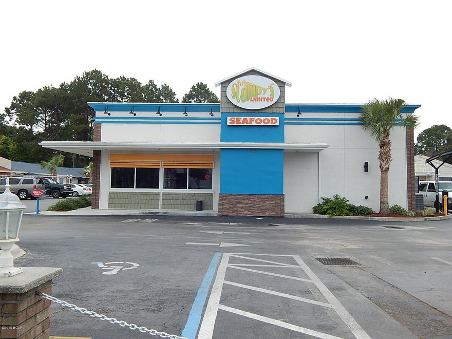 Combine great location, High traffic counts and visibility, great floor plan, drive through service and you have a perfect recipe for a successful food service business. Would be perfect for a Coffee or Sandwich shoppe. How about the first Drive Through Pizza place! This building was built in 2012 with all the bells and whistles. Lots of built in refrigeration, Hood with fire suppression, Plumbed for dishwasher, storage, shelving and lots of equipment the current owner would like to sell. The current owner is willing to negotiate and sell equipment. If you have your own equipment it can all go. Very versatile floor plan and current seating for 59. Drive up window and service fully operation. All AC's are 15 seer and energy efficient and Rinnai instant hot water heater to cost down.