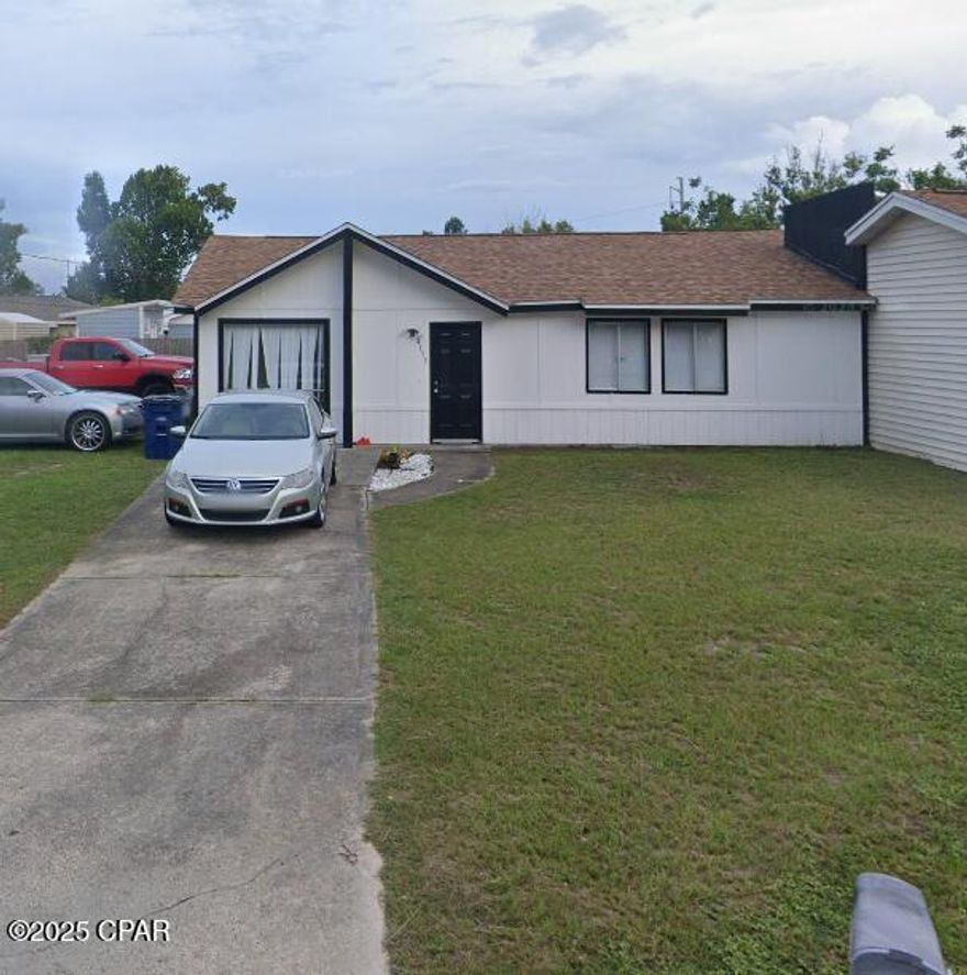 Updated 3 bedroom 2 bathroom home with recent updates and new water heater and appliances. Perfect rental for your family! With an Built in storage room on the back patio as well.