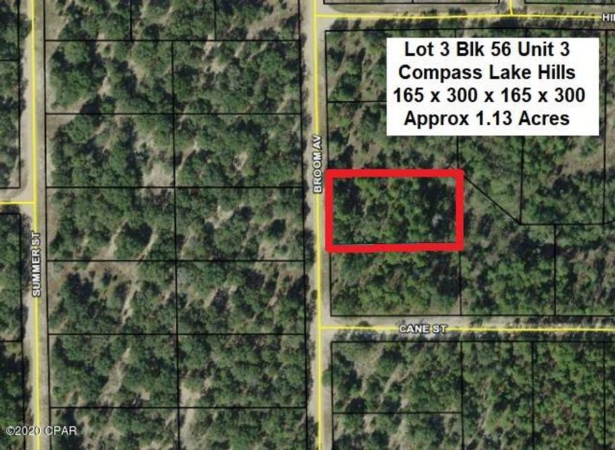 NICE 1+ ACRE HIGH ELEVATION LOT in the Compass Lake in the Hills community in NorthWest Florida. Site Built or Modular homes only in this area of Subdivision, no Mobile Homes. This is a nicely wooded lot with several Big Oak Trees. Conveniently located approx 15 minutes South of Interstate 10 at Marianna and approx 45 minutes North of Panama City for Shopping, Restaurants, Entertainment, and Beautiful Gulf Beaches. As an owner in this development you have access to Private McCormick Lake for Swimming, Fishing, Kayaking, etc as well as the Main Lodge on Compass Lake with Swimming Pool etc.  ACT NOW to take advantage of this opportunity to purchase this NICE LOT at a GREAT PRICE  !