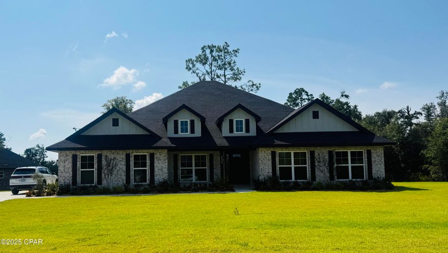 Pictures for reference only. Options and colors may vary. Lot is over half an acre!

Welcome to the exceptional 3010 floorplan by Adams Homes. With 4 bedrooms and 3 baths, this home is designed to exceed your expectations and provide a luxurious living experience. Step into the grand foyer and be captivated by the stunning architectural details that greet you. The open-concept layout seamlessly connects the main living areas, creating a sense of spaciousness and freedom. Equipped with top-of-the-line appliances, custom cabinetry, a center island, and a walk-in pantry, the kitchen is where culinary masterpieces are born. Whether you're hosting a dinner party or enjoying a quiet family meal, this space will inspire and delight. Adjacent to the kitchen is the expansive family room, where you can relax and unwind with loved ones. A formal dining room is located at the front of the home and is the perfect place to host dinner parties or celebrations. Tucked away from the main living area is a hallway that will lead you to all of the sleeping quarters. The master suite is situated towards the back of the home to give the homeowner a private retreat. The bedroom is expansive and would be able to accommodate a sitting area. The ensuite bathroom serves as its own sanctuary featuring dual vanities, a soaking tub, a walk-in shower, and large his and her walk-in closets. The other three bedrooms are further down the hall and each has ample closet space and access to two well-appointed bathrooms. This design ensures privacy and comfort for everyone in the household. Experience the pinnacle of luxury living with the 3010 floor plan by Adams Homes and turn it into your dream home!