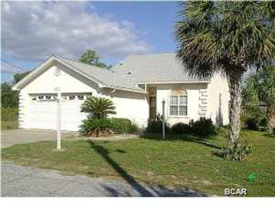 Fully furnished home only on house from the beach! Split bedroom plan, breakfast bar, cathedral ceiling, in-ground pool that is screened, 2-car garage, and sprinkler system. Pool and yard maintenance included.