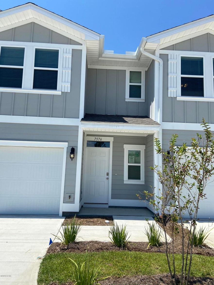 Welcome to the newly constructed Hathaway Town-homes! From the moment you enter this town-home, you will be impressed by the beautiful interior doors with nickel hardware, vinyl plank flooring and designer lighting package. Plush carpet is in all bedrooms. The kitchen is equipped with stainless Steele appliances including a smooth top range, microwave and dishwasher. Upstairs you will find 3 bedrooms , 2 of the bedrooms share a bath with granite counter-tops and shower/ tub combo. The Master bedroom has tiled shower, a double vanity with granite counter-tops and a walk-in closet. Private back deck. COMMUNITY POOL!! Located near the Hathaway Bridge