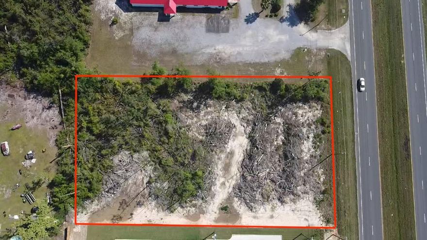 1.27± acre site located in north Bay County. North of and adjacent to the new Family Dollar on Hwy 231. Property is currently zoned C-3 General Commercial. Property is also offered for lease at $1500.00 / month.



Dimensions are not verified and should be verified if important to buyer. There is an access easement across the Family Dollar parking lot which grants access to Noel Road from subject.