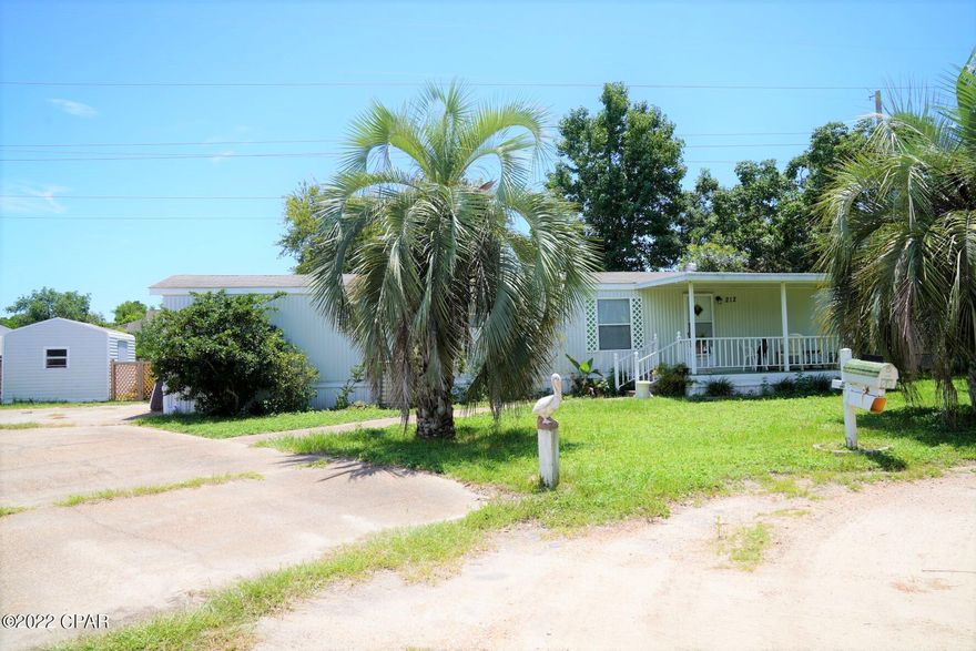 Back on Market due to no fault of Seller! Best Priced Hidden Gem on Panama City Beach, just off of Back Beach Road/Hwy 98.  Close to the beach & Pier Park, would make an awesome get-a-way, 2nd Home, or Air B&B property.   NEW Central Air/Heat (9/12/22) New Flooring in process of being installed, NEW Back Deck, freshly painted in the guest bdr/bth.  Seller had inspected and fixed ALL issues!! Located on a cul-de-sac this hide-a-way is only missing you! Outside shower to wash off the sand after your day at the beach. Amazing New Beautiful back porch that is perfect for grilling and spending time with family and friends.  The front porch is wonderful to enjoy the evening sunsets and beautiful weather!  All furniture and appliances to convey. Seller is offering a $5,000 appliance/ac/ furniture/upgrade allowance. (Use for what you need). Make appointment today as this will sell fast!! All sizes are approx. Property has a 10x10 storage building and a beautiful fenced in back yard.  The back decking is all new decking. The roof was replaced after Hurricane Michael and the water heater is approx. 2 years old.  The house in the neighborhood directly to the north (other-side of fence, just sold for approximately $450,000) and will drive property in the area up-and-up (New neighborhood with ALL new homes Starting in the mid $400k going up to $800k from what builder told owner.

If using Lender, must be pre-approved through Katrina Mason, 205-505-2111, katrina.mason@fairwaymc.com, Fairway Mortgage Co as they have already stated they have the ability to write mortgage on property with Credit worthy Applicant, with as little as 5% down.