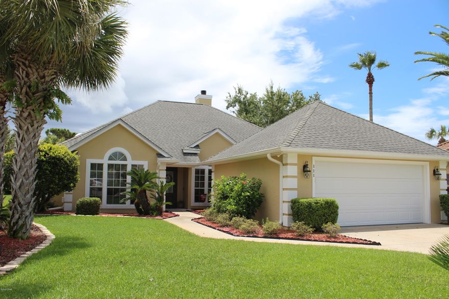 CURRENTLY UNDER CONTRACT, SELLER ACCEPTING BACKUP OFFERS. Great Beach Living!  Close to the emerald green Gulf water (1mile) and situated in a peaceful, park-like setting with beautiful views of the pond in the very desirable Glades Community. This one level, 4 bedroom/3 bath, custom home by Ron Putman construction, was built to last.  On a cul-de-sac and perfect for family living and entertaining. A saltwater, solar heated, screened-in pool accessible from living room and master bedroom adds to the fun!  The kitchen was remodel in 2020 (quartz counters, tiled backsplash, garden window, updated cabinets, lighting & faucets).  Updated bathrooms too!  Amazing master bathroom featuring a vintage slipper claw foot tub, large tiled walk-in shower, double vanities, new lighting and faucets!  Living room (wood burning fireplace) and a family room. High ceilings and open space offer a unique architectural design. Exterior of the home was painted in 2018. New gutters, vinyl soffits, and exterior light fixtures in 2020. Sprinkler system (separate well) feeds the mature landscaping.  ADT Security System and Ring Door Bell.  Flood Insurance is not required. Zone X. All sizes and dimensions are approximate.  Buyer to verify if important.