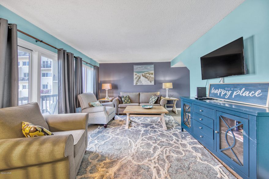 Gorgeous 2 Bedroom 2 1/2  Bath on the Gulf of Mexico Nestled on the intersection where  Lake Powell and the Gulf meet on the peaceful and Quiet  west end of Panama City Beach. spectacular views of the gulf of Mexico  from the living room, kitchen and guest bedroom. The master bedroom has a beautiful view of lake powell and boat dock. this complex holds a variety of different activities for any family including pools, tennis courts, boat dock, boat launch, shuffleboard courts, horseshoe courts, playground, pavilion with grills and tables. Great rental investment and even better home away from home. call for your showing today.