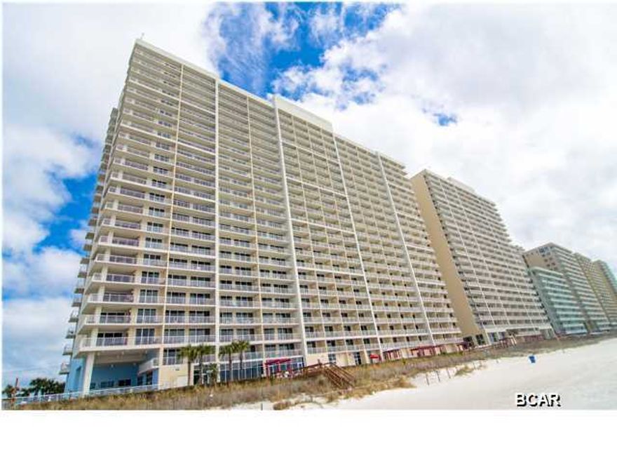 CURRENTLY UNDER CONTRACT, SELLER ACCEPTING BACKUP OFFERS

Enjoy the good life at Majestic Beach with resort style amenities including in/out pools, tennis, a large outdoor dining area, impressive fitness facility, community room, the Majestic Movie Theatre, the H20 Bar and Grill serving Gulfside lunch and dinner and the Majestic Market featuring Starbucks coffee and gourmet sandwiches, etc. This is the ultimate vacation destination! Quick distance to the the wonderful shopping, dining and entertainment at Pier Park and the airport!