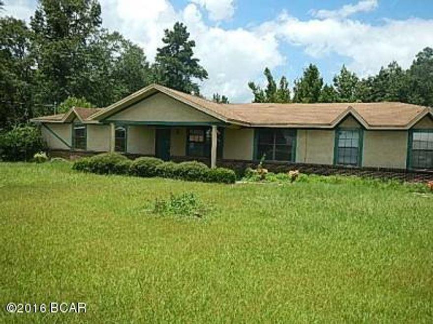 3 Bed, 1.5 bath home in Chipley, FL. Property is near school, banks, shops and other amenities. Repairs and updates will be needed before move in ready. Property is sold in “as is” condition and “where is”