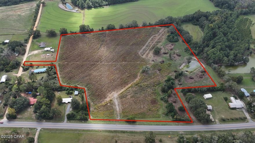 23.5 Acres of Cleared Pasture Land with Pond - Country Setting & Highway Frontage!

Enjoy country living on this 23.5-acre parcel of cleared pasture land, offering both highway and dirt road frontage. This versatile property is ideal for building your dream home, starting a farm, or creating a private retreat. A scenic pond adds natural charm and provides a perfect setting for outdoor living or livestock.

Conveniently located just over an hour from Panama City Beach, FL, this property offers the best of both worlds— rural surroundings with easy access to the coast. Poplar Springs School is only a few miles up the road, Whether you're looking for open pasture, investment potential, or the perfect homesite, this property offers endless possibilities.

 Contact your agent today to schedule a showing and explore all that this land has to offer!

Buyer/Buyer's agent to verify all information to satisfaction.
