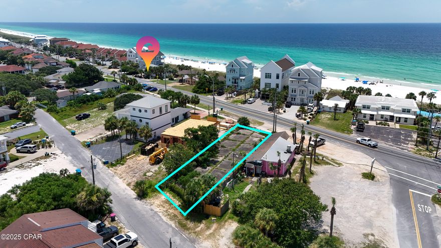 Incredible opportunity to own a prime residential lot on the sought-after west end of Panama City Beach. This spacious 56x150 lot offers dual street access from Webb Street and Front Beach Road, giving you flexibility for your build and layout. Located directly across from the Gulf, with beach access nearby, this lot is surrounded by some of the area's best attractions. Enjoy being close to popular local favorites like Carousel Supermarket and Thomas Donuts, as well as top dining, shopping, and entertainment options including Dolly Parton's Pirates Revenge, TopGolf, Pier Park, and McGuire's Irish Pub. Situated in a golf-cart-friendly community, this is the perfect location for your dream beach home or investment property in one of the most desirable areas of the beach.