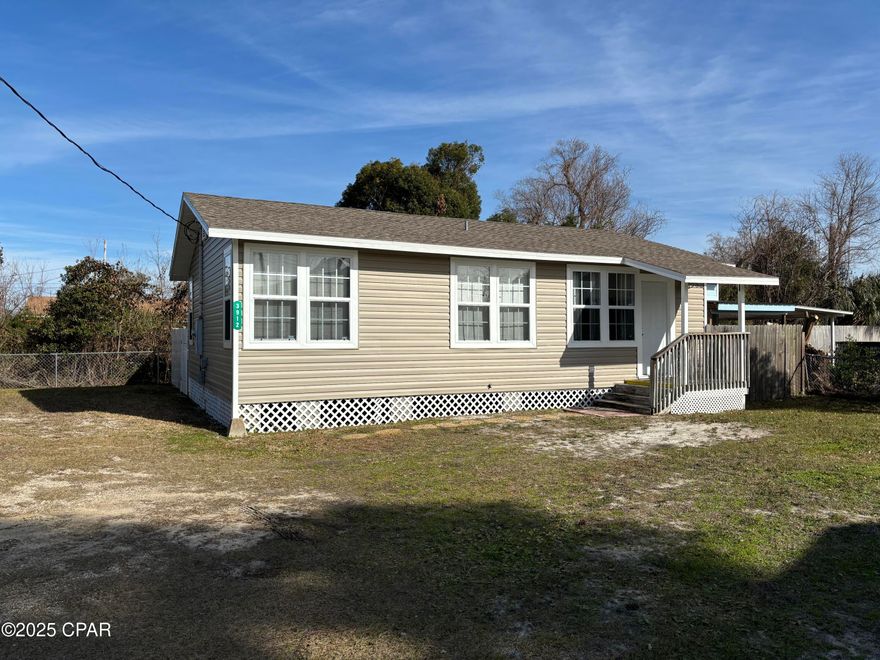 2 bedroom, 1 bath home. Located close to colleges, off Michigan. Yard care and garbage and pest control included. Allows a small pet 15lbs max. Approval required. Convenient to the beach.
