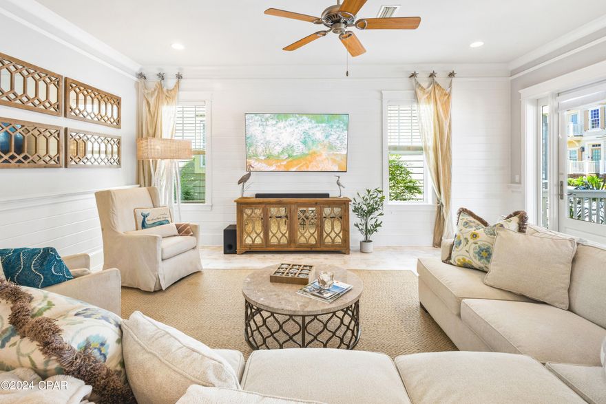 Ride back in time... And rediscover a more PLEASANT way of life. Carefree days and front porch hellos. Welcome to 48 Pleasant Street, where Classic Americana meets Modern Luxury. This is the ONLY beach cottage of its kind on the market in Prominence on 30A. A RARE chance to experience a more Pleasant Life.

This stunning home has NEVER BEEN RENTED, but it is available for short-term rentals. It's like buying a pristine new home, perfect for a primary or secondary residence, and an incredible investment opportunity!

Elegantly decorated as if by Ralph Lauren and Donna Reed, this home comes FULLY FURNISHED. Enjoy beautiful hardwood floors, stone countertops, 10-12 foot ceilings, 8-foot doors, and unique design details at every turn. With 3 bedrooms and a bunk room, this gem comfortably sleeps 10+ guests. It boasts a dreamy front porch, a detached TRUE 2-car garage with epoxy flooring, an outdoor shower, and a 6-seater golf cart—truly, this dream home has it all.

Prominence on 30A is THE PLACE for those wanting to experience the area with easy access to new and longtime 30A attractions along the stunning white beaches of The Panhandle. Prominence features incredible amenities, open green spaces, over 17 miles of bike paths, a beautiful town center, and 2 resort-style pools. The Big Chill, a popular entertainment spot, offers an outdoor 25 ft LED theater screen hosting concerts, sporting events, movie nights, activities, restaurants, and boutique shops. Prominence is ideally situated between Seaside & Seagrove Beach to the west and Alys and Rosemary to the east, just 20 minutes from Pier Park.

Life is meant to be experienced and 48 Pleasant Street is ready for you!