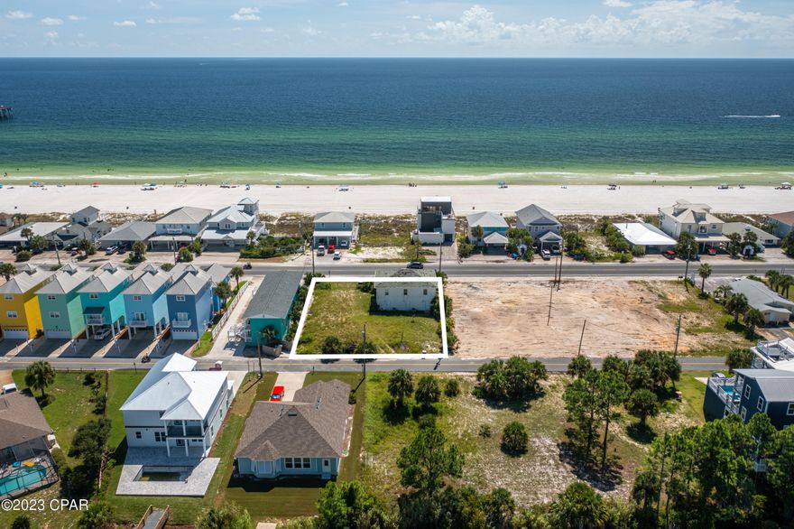 This listing is for 16416 and 16418 Front Beach Road. Rare opportunity to own a triplex on TWO lots on Front Beach Road with Gulf views! All units consist of 2 bedrooms and 1.5 bathrooms. Rental projections exceed 50k per unit after renovation. Prime location just minutes away from Pier Park and situated across the street from the beautiful white beaches of the Emerald Coast! Steps away from two beach accesses, close to shopping, dining and entertainment. Call for a showing today!