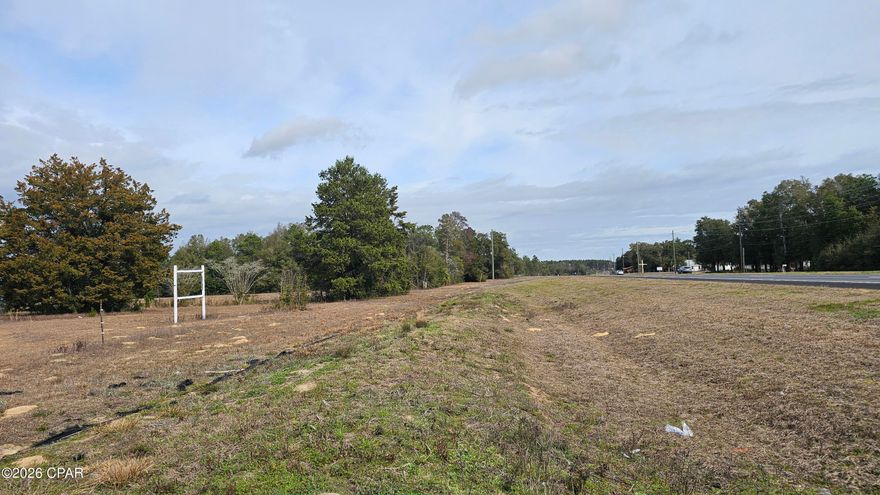 Great 1.38 acre lot to build your beautiful dream home with plenty of room left to run and play. Super easy access to I-10, Chipley, NW FL Int'l Airport, Panama City, and Panama City Beach, home of our gorgeous emerald-green ocean waters and white sand beaches. Also, you're close to many recreational springs and all the very best NW FL has to offer. Note, that current MH is not suitable for living in and will need removed. Property includes two large blue sheds, which are expected to be empty by closing or before. (** For approximately $1000-$1500 property can be converted to commercial. Check out Washington County FLUM app on their website.**)
