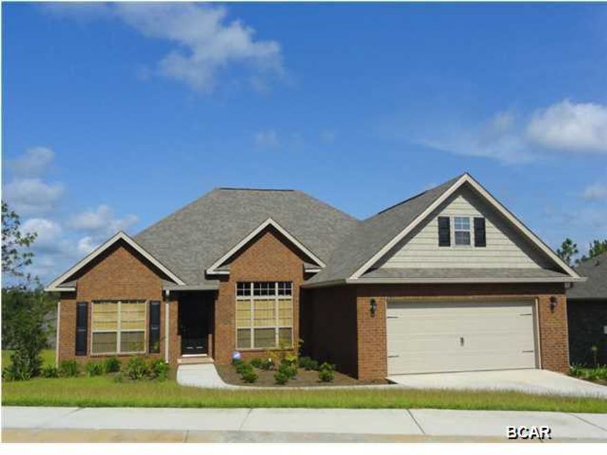 Pick your colors!! The Davenport has an elegant exterior with brick on the rear and sides, and with hardi on the front with a brick water table. This is a 3/2.5 home with a grand entry. The Davenport contains distinguished arches with a formal dining and living/study on either side of the foyer. The kitchen is very generously sized and has a great breakfast bar that opens to the family room. This combined living and kitchen, with its exclusive design and space is an entertainer's dream. The master suite is very large and has a luxurious bathroom. The laundry room has its own dedicated space for quick clean up. Bonus room & covered porch will be included on this home but it is an optional upgrade.