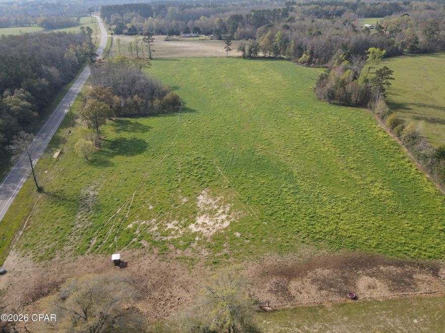 Looking for that dream 10 acre parcel that's already cleared, mostly high and dry, and has highway frontage with no restrictions? Well look no further. Discover the perfect blend of functionality and rural charm with this exceptional 10.41-acre plot of land-sold TOGETHER as 3 separate but adjoining, all highway-frontage parcels. This versatile land is predominantly pasture, making it ideal for livestock, recreation, or building your dream home.

The property is well-equipped for agricultural use, featuring a perimeter fence and a dedicated catch pen for cattle. A 30-foot culvert entrance on the south end provides convenient access.

Located just minutes from the Choctawhatchee River, you'll enjoy easy access to a nearby public boat launch--perfect for fishing, boating, or simply soaking in the natural beauty of the area. Whether you're looking to expand your agricultural operations, invest in land, build your dream home or create a private retreat, this property offers endless possibilities in a highly desirable location. Don't miss this unique opportunity to own usable acreage with both practicality and recreational appeal.

Over 800 feet of highway frontage.
No well or septic on property.
No known restrictions.
City water may be available.