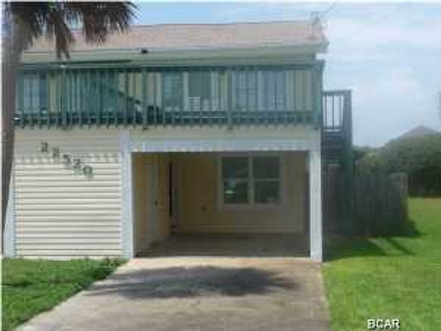 Across the street from the beach. Nice large deck off the living room. Bed rooms are down stairs and living area and kitchen are upstairs. Unit is furnished. 2 full baths, laundry room and workshop under carport. Washer and dryer included as is. Large fenced back yard. Pet negotiable with $300 refundable pet deposit.