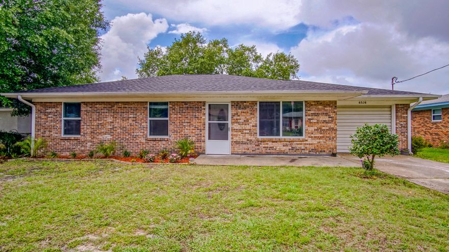 All brick 3 bedroom 2 bath home close to Tyndall AFB! This gorgeous home has been remodeled within the last few years with a new roof (2019), oak laminate flooring throughout, new doors, fixtures, and hardware. The living room is large with slider doors to your backyard. Kitchen offers granite countertops, 3x12 glass subway tiled backsplash, whirlpool stainless steel appliances, huge pantry, and breakfast bar. Master bedroom has a walk in closet and master bathroom with 24x12 porcelain tile flooring and porcelain tiled shower.