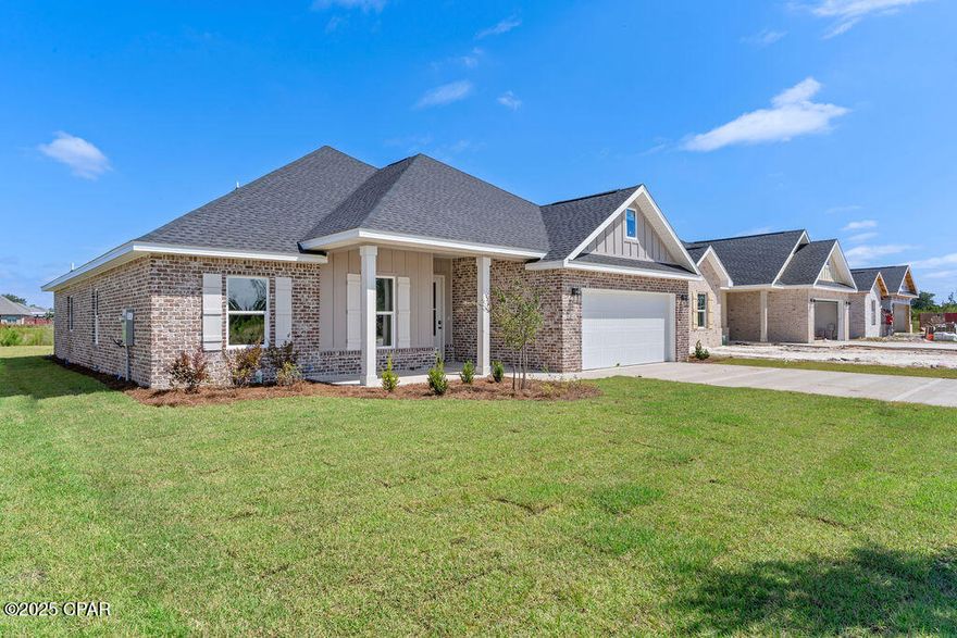 Construction complete on this 4BR/2Ba one-story home with garage. Spacious Owners Suite Bedroom with bath, kitchen open to family room. Don't miss this opportunity to own in this new neighborhood. Homeowner Association Documents available for viewing upon request.Buyer to verify all dimensions