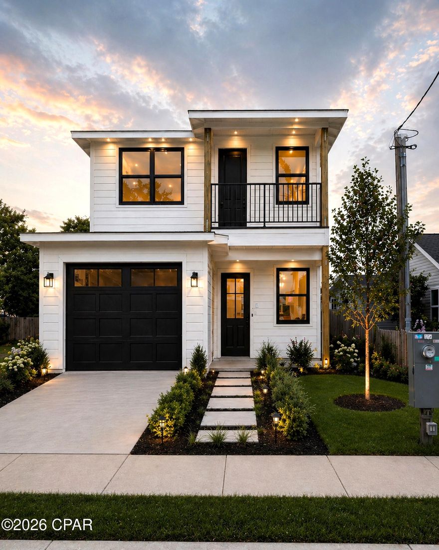 Welcome to 927 Grace Avenue--where modern design meets elevated living. This stunning new construction home, currently under construction with an expected completion in approximately 60 days, features 3 bedrooms, 2.5 bathrooms, and a thoughtfully designed layout with oversized bedrooms and raised ceilings that create a bright, open feel throughout. The exterior showcases a timeless white finish paired with striking black windows, delivering exceptional curb appeal and a clean, modern aesthetic. Inside, no detail has been overlooked. Enjoy custom finishes throughout, including high-end fixtures, beautifully designed tile showers, and tub surrounds that bring a luxury feel to every bathroom. The open living spaces are perfect for both everyday living and entertaining, blending style and functionality seamlessly. Ideally located near downtown, this home offers convenient access to dining, shopping, and entertainment while providing the benefits of brand-new construction. Home is currently under construction. Estimated completion is approximately 60 days from list date. Photos include virtually altered images, renderings, or enhancements to illustrate the intended design and finished appearance of the home. Measurements are approximate. Buyer to verify.