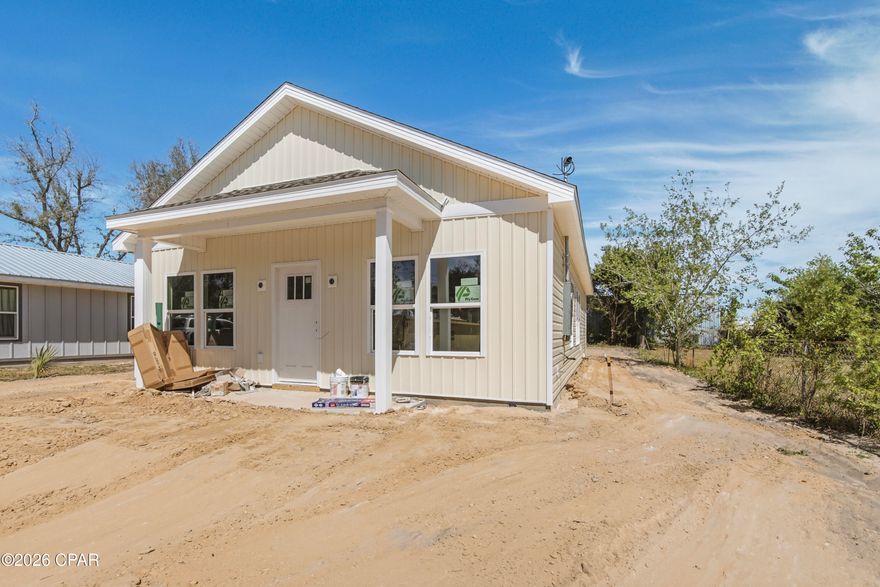 Welcome to the ''Hawthorn'' floor plan! This beautiful 3 bedroom/ 2 bathroom NEW construction home is conveniently located in NO HOA. Interior features to include 9 ft. ceilings and luxury vinyl plank flooring throughout; Inside you will find a spacious open concept living room overlooking the kitchen. Kitchen features an island with breakfast bar, stainless steel appliances, and eat-in dining area. Situated off the living room sits full guest bathroom featuring shaker style cabinetry and tub/shower combo; and Two secondary bedrooms. Master bedroom and en suite feature tub/shower combo, and walk-in closet. Call to schedule your private showing today! All Measurements approx. buyer to verify if important