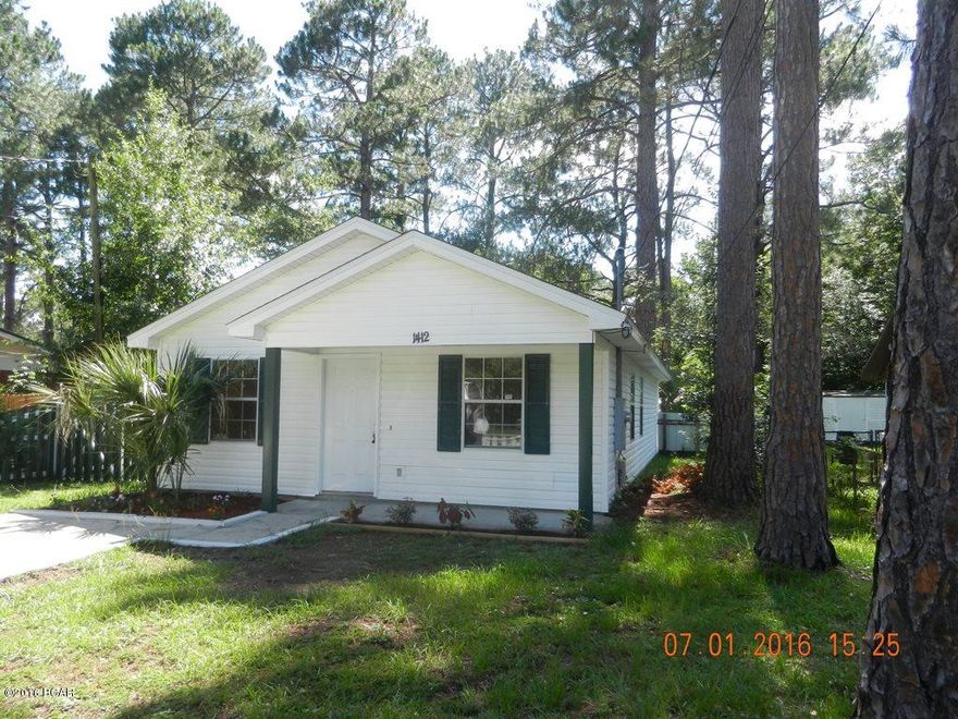 Newly renovated home! New HVAC system! New interior paint,carpet, kitchen cabinets,countertops,stove/oven,dishwasher, garbage disposal,faucets,light & ceiling fans.Side door and back door have also been replaced. Home has ceramic tile in living room, dining room, kitchen, bathrooms and Master bedroom. The 2 additional bedrooms have new carpet. Large yard with nice back deck.All sizes, ages and measurements are approximate; buyer to verify if important. Forms in document section to be completed and submitted with offer. Please call for details regarding discounts for Seller's preferred lenders.