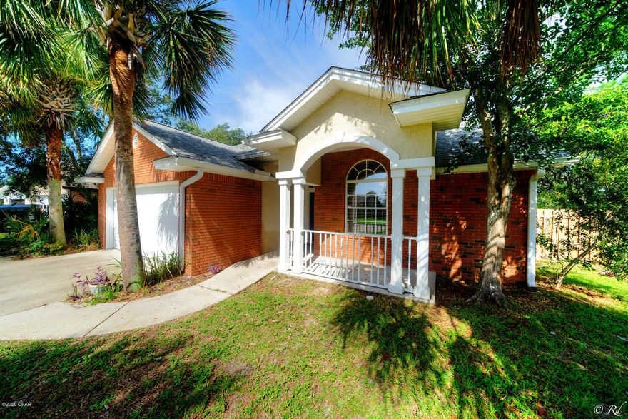 141 Boca Lagoon Drive, this is the one! 3 bedrooms, 2 bathrooms, new roof, new quartz counter tops and back splash, new microwave and dishwasher as well. The home has new carpet in the bedrooms, new entry doors and new paint throughout including ceilings, walls and trim! HVAC is 2 years old, the home has a termite bond -Terminex. The master bathroom has a double vanity with separate shower and tub. Kitchen, family room and dining area are all open and together. The backyard features a patio, plenty of room for outdoor furniture and a grill as well as a privacy fence and gate. Room for a pool or workshop and plenty of shade trees. There is a covered front porch and plenty of Florida Palm Trees in the landscape. Golf cart friendly, $2500 Credit for Closings / Upgrades!  Come Visit Today!