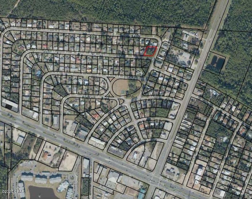 'CURRENTLY UNDER CONTRACT, SELLER ACCEPTING BACKUP OFFERS' Large Corner Double Lot located in the center of Panama City Beach.   This property is ideal for a large home, guest house, pool and more.  It's ideal for someone that needs extra space to store a boat or RV.  The Gulf Highlands neighborhood has no HOA.  Quiet neighborhood with easy access to both Panama City Beach Parkway (Back Beach Road) and Highway 79.  Property is located just one block from the neighborhood park.  *All important listing information should be verified