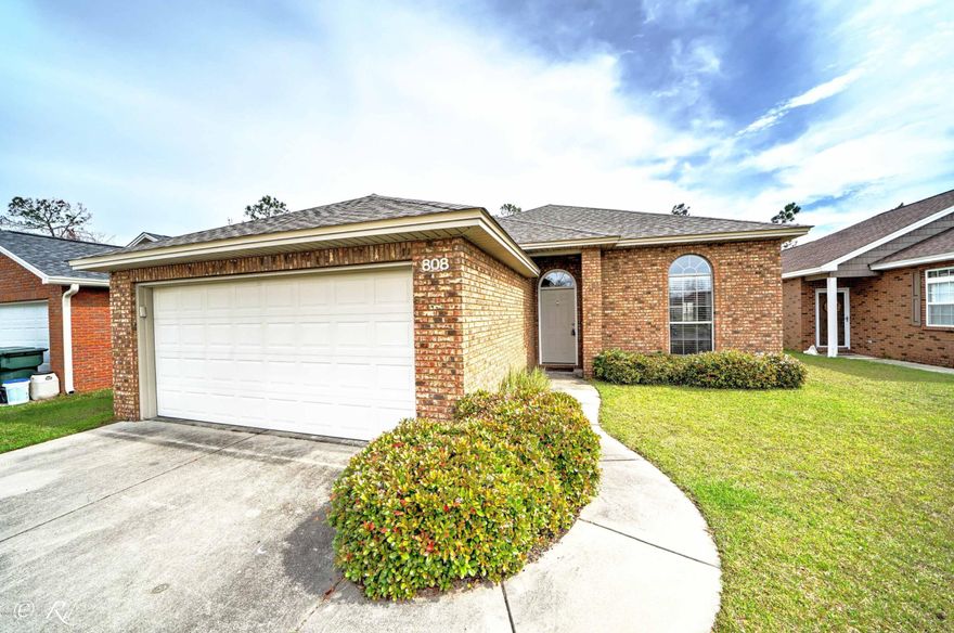 Move in ready Lynn Haven home! This 3/2 home sits on a dead end cul-de-sac behind the Lynn Haven Post office near Hwy 77. Conveniently located to many shops, eateries and top rated schools, this home is in a desirable location.   New roof and other hurricane repairs have been made. (One window on order).  2 car garage and partially fenced yard.