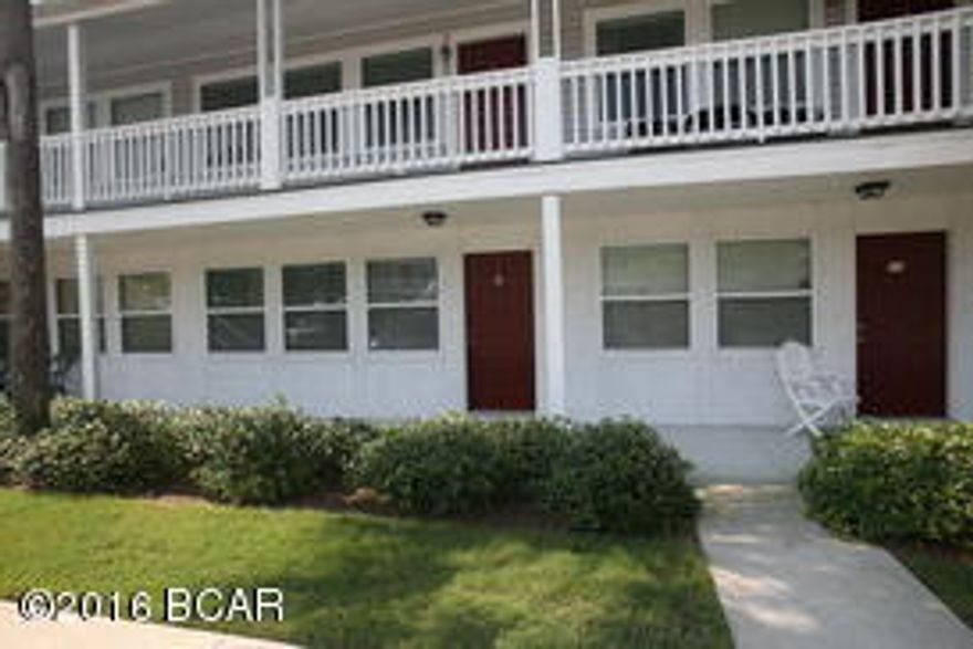 Here is your chance to live in the historic St. Andrews area only half-a-block away from St. Andrews Bay and the Marina area and all the shopping, restaurants, parks and entertainment offered by St. Andrews, a beautiful waterfront community by the bay! The condominium complex was substantially renovated in 2006 and includes a community pool, outdoor grills and picnic area, and a club house with a kitchen. 



This is a ground floor condo! No stairs! Owner financing available, see your Realtor for more information! 



Condo does have a tenant and requires 24-hour notice before showings, no exceptions!



All provided measurements and data believed accurate but if important to you, please verify!