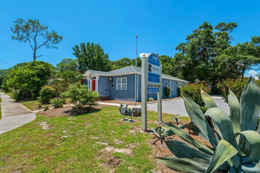 Nicely renovated office space with ample parking spaces.  Inviting entry with large work station.  Spacious offices with one additional private office with private bathroom. Separate file room and kitchenette.  Additional storage building in the rear also conveys.  Excellent street frontage in desirable area.