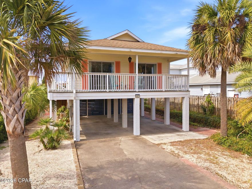 INVESTOR ALERT - now offered at a newly reduced price! This turnkey 2-bedroom beach retreat is just blocks from the Gulf and packed with potential. Looking for the freedom of owning near the beach without expensive condo HOA fees? This fully furnished property is move-in and rental-ready from day one. Whether you're searching for a high-performing short-term rental, second home, or full-time residence, this one checks all the boxes. Ideally located near Panama City Beach's favorite restaurants, shopping, entertainment, and beach access, guests and owners alike will love the convenience and coastal lifestyle. With the recent price improvement, this is an incredible opportunity to own a slice of paradise at an even better value!