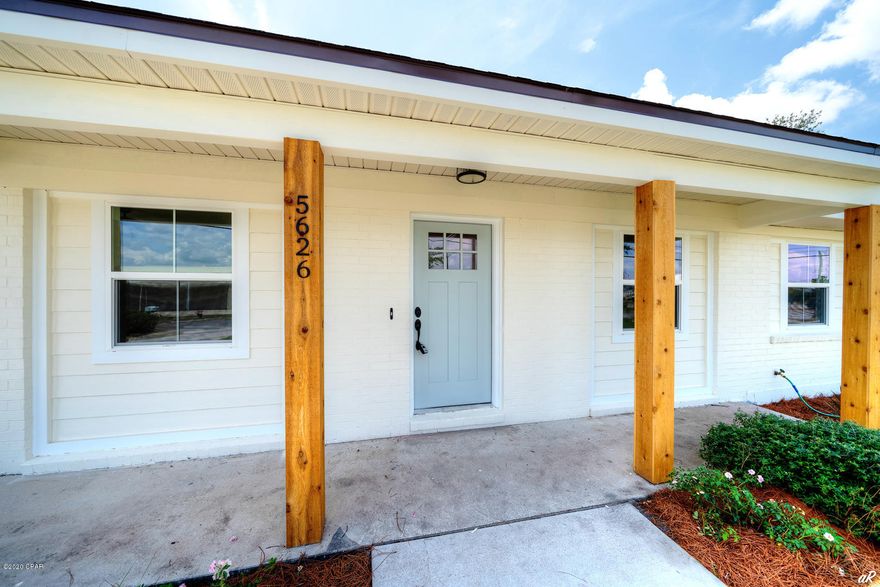 ***STUNNING REMODEL*** near Tyndall AFB. This property lacks nothing. Located close to all amenities and minutes away from the beautiful bay, this property will not last long. Beautiful curb appeal that boasts new roof, windows, and landscaping. Inside you will find a open floor plan and custom cabinets and granite countertops in kitchen with all new appliances and a neutral color palate that allows you a blank slate. ALL MODERN UPGRADES that will leave you speechless. Beautiful bathrooms and cozy rooms that will make you feel right at home and 2 separate living spaces with one also having space for a large dining room table. This property is a must see! Call for your showing today. All sizes are approximate and should be verified.

**Appliances will be installed on 8-8-2020**