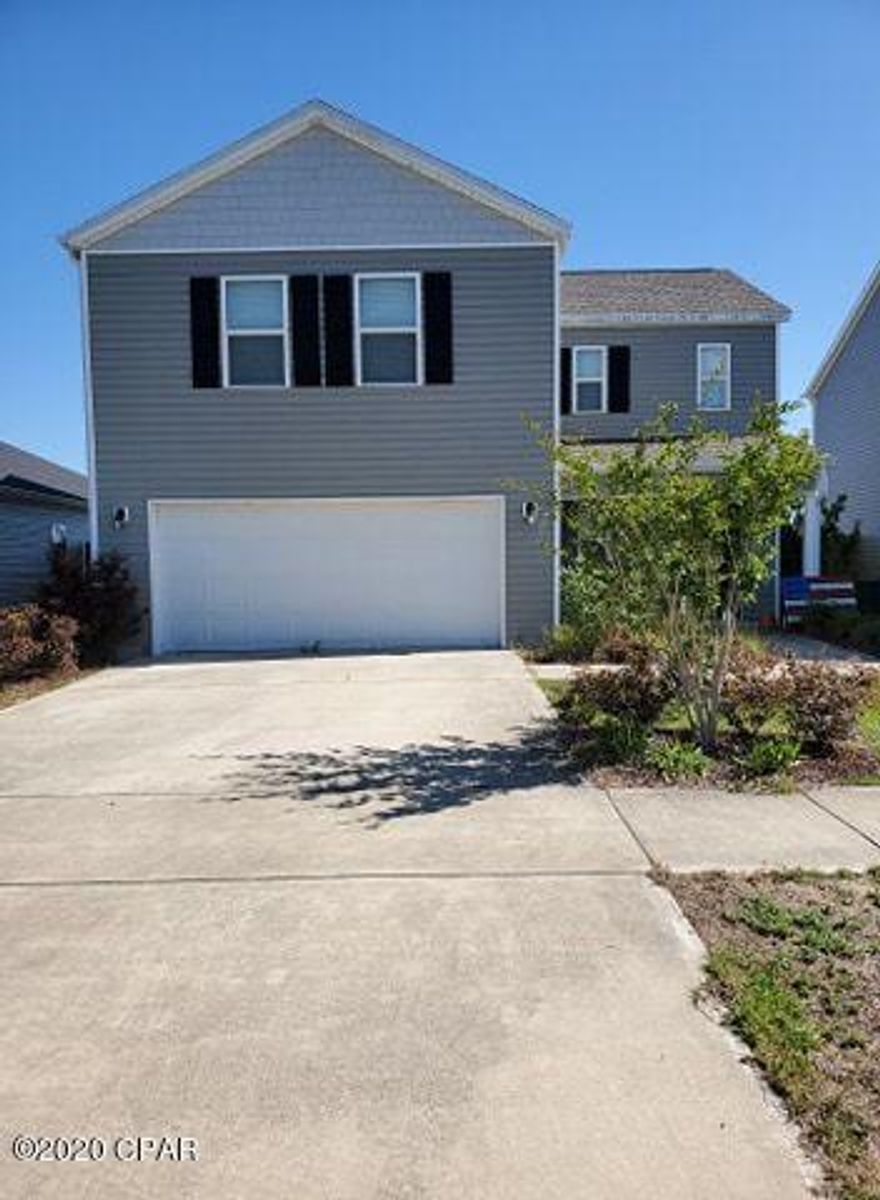 Monthly rent includes lawn maintenance every 2 weeks and pest control quarterly. This 4 bedroom 2.5 bath home is less than 7 minutes to Tyndall AFB! The property includes all appliances including washer and dryer. So enjoy the large fenced in back yard without the hassle of mowing yourself! Pets are allowed but limited to a total of 2 and must be under 45lb. Pets vaccination records must be updated and provided. Pet deposit is non- refundable. (Photo of the back of the house are not current, siding has been replaced, photo is for yard reference only.)