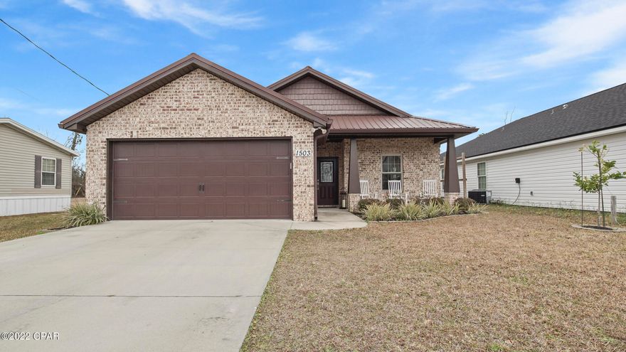 CURRENTLY UNDER CONTRACT, SELLER ACCEPTING BACKUP OFFERS. Take a look at this 3 bedroom 2 bath located in the heart of Lynn Haven! Granite counter tops, LVP in the bedrooms completed 2019 and metal roof done 2018. The backyard features a 20x18 shed with electricity that was installed in 2018 and a few fruit tree's. This home is ready for the next family so schedule you showing today!